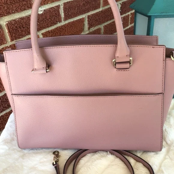 Kate spade mauve pink leather satchel - Picture 3 of 16